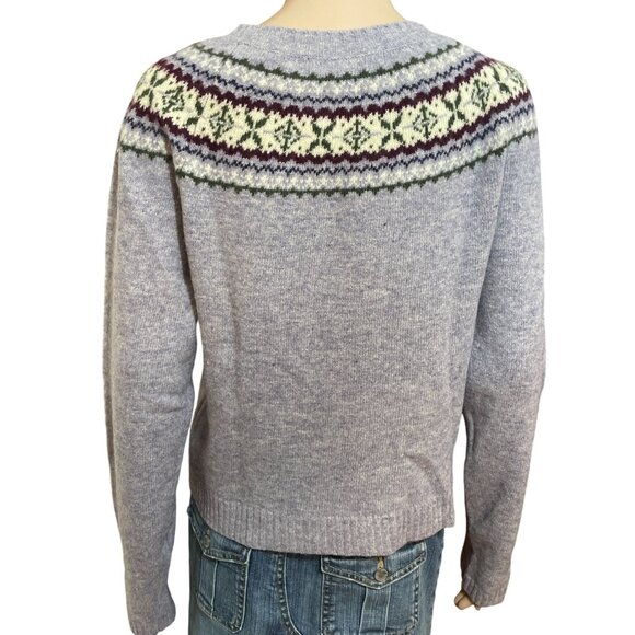 Pandemonium Wool Purple Sweater Size Medium - Picture 3 of 3